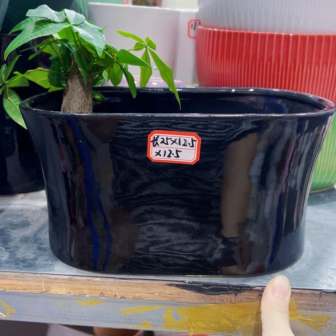 外贸尾单陶瓷花盆凑单10米包邮