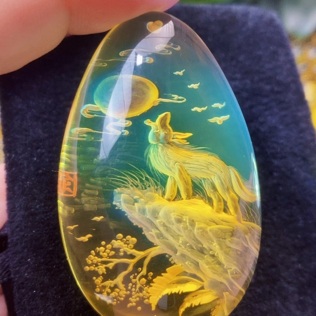 【闪购商品】金珀吊坠(不含链)未镶嵌