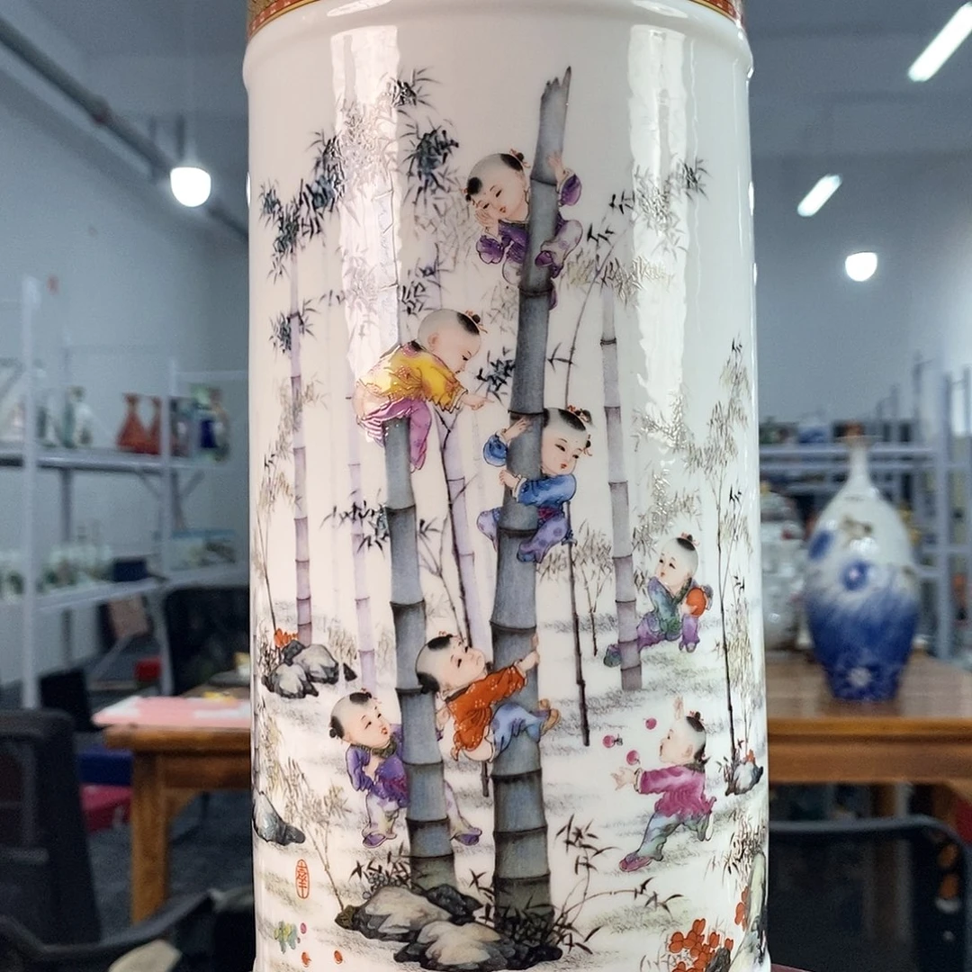 摆件景德镇陶瓷花瓶摆件
