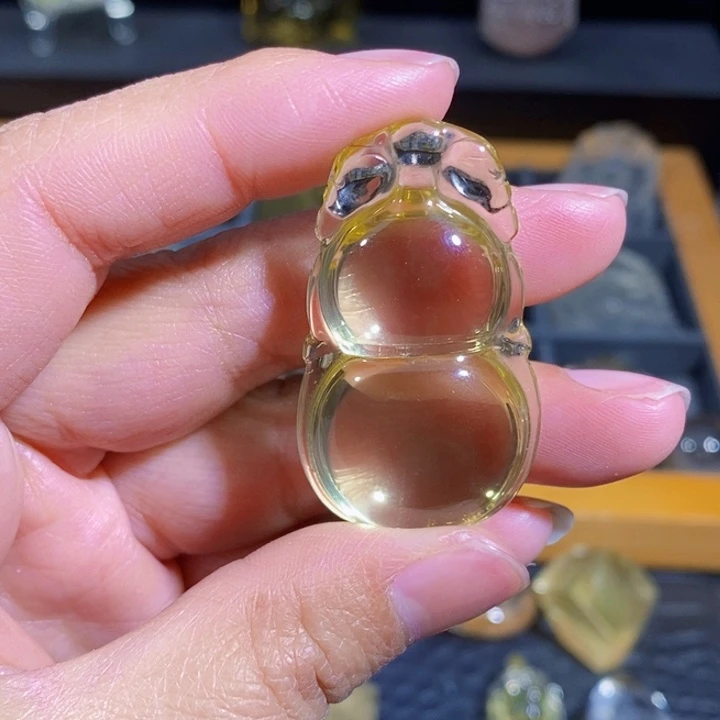 发晶颈饰未镶嵌伊**猫吊坠