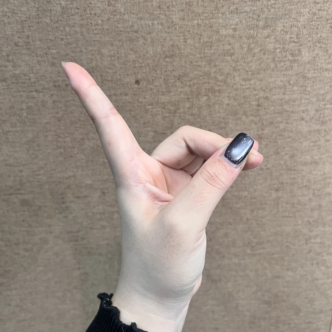 玻璃珠蓝紫色WR350返潮复古猫眼甲油胶10ml指甲油高级感轻奢