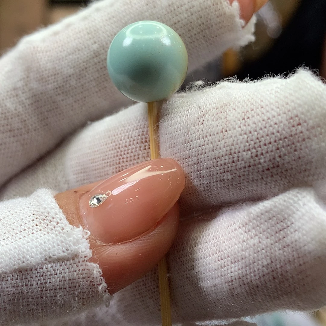 绿松石未镶嵌挂件