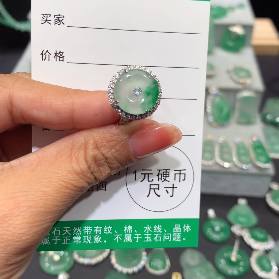 颈饰银S925镶嵌石英质玉