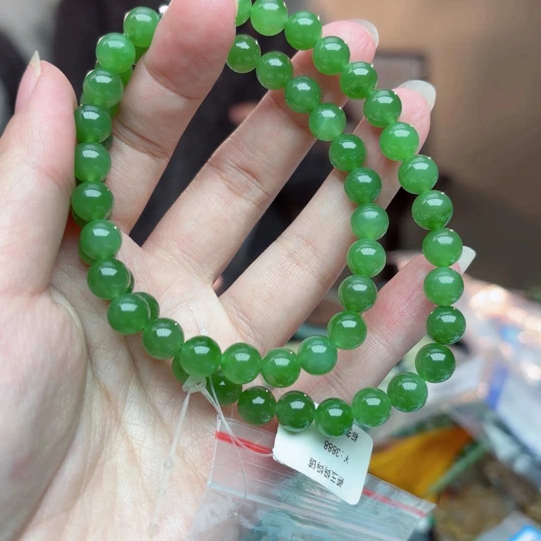 和田玉手串未镶嵌