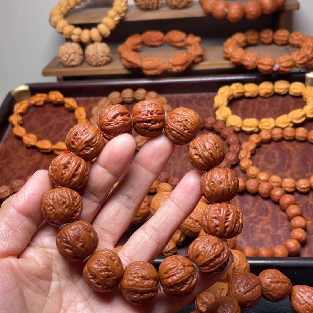 文***文桃核手串野生核桃小手串