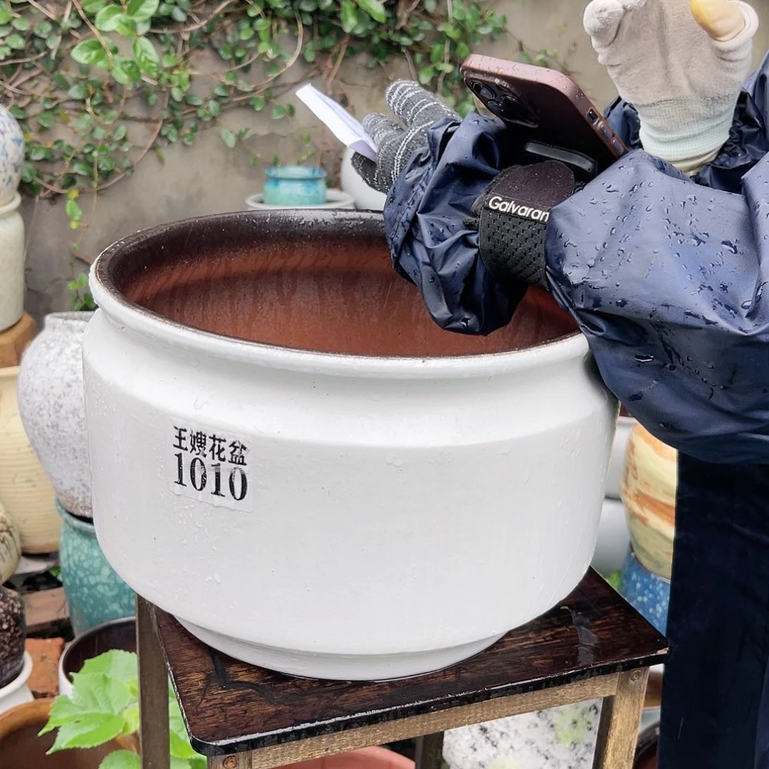 紫砂花盆王嫂花盆0609-1010高20口30