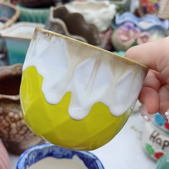 多肉绿植陶瓷花盆9.9包邮，有空