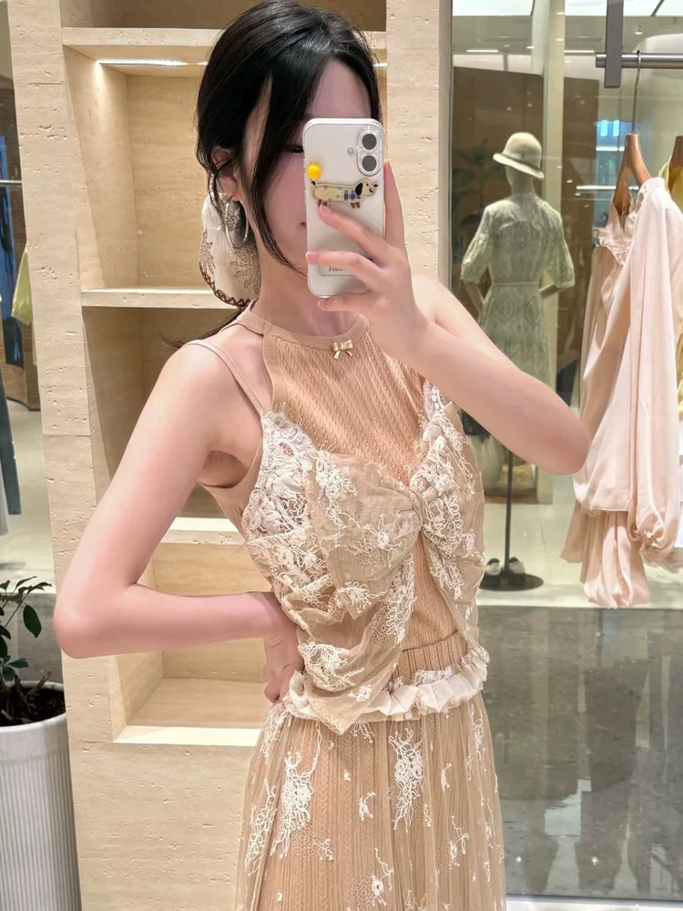 花颜法式流苏小众设计师气质婚纱上衣网红裙子