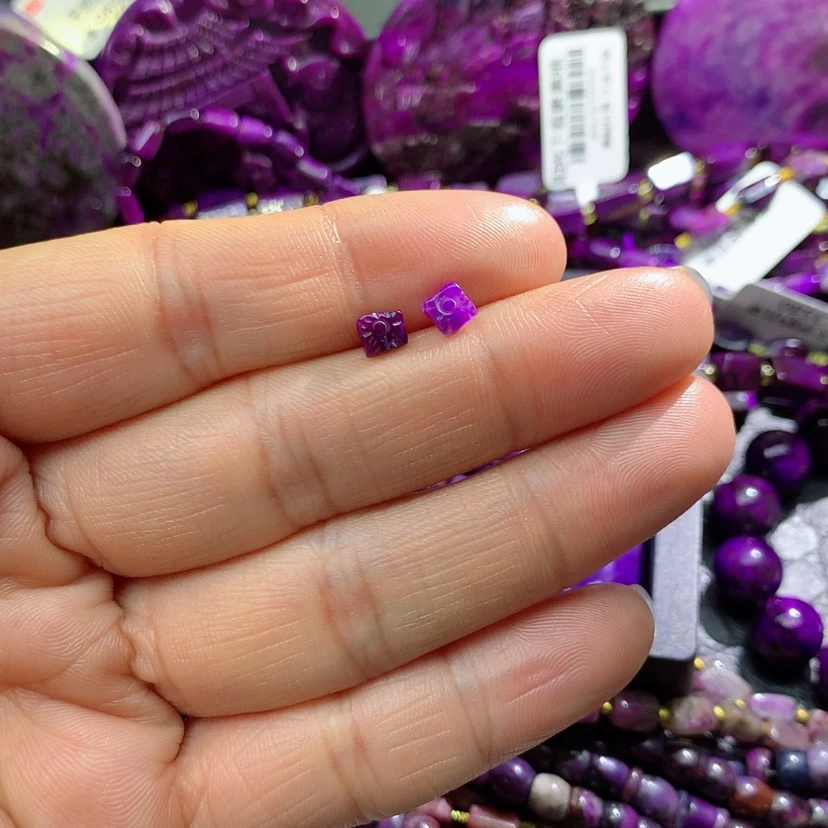 【闪购商品】苏纪石（舒俱来）银S925镶嵌耳钉