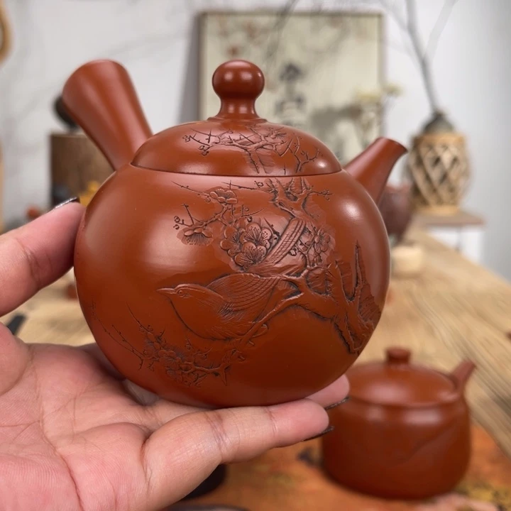 牛***菇常滑观阳手作茶壶