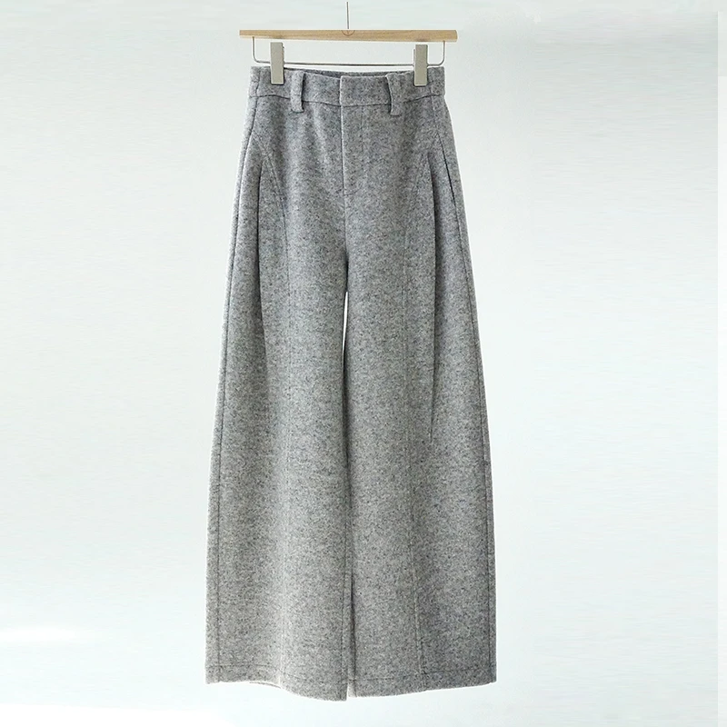 【新泰】2025秋冬新款弯刀裤女香蕉裤高腰直筒阔腿裤显瘦休闲长裤