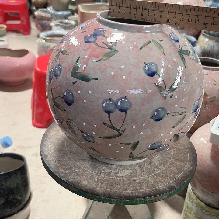 瓷片口9高23无孔景德镇陶瓷