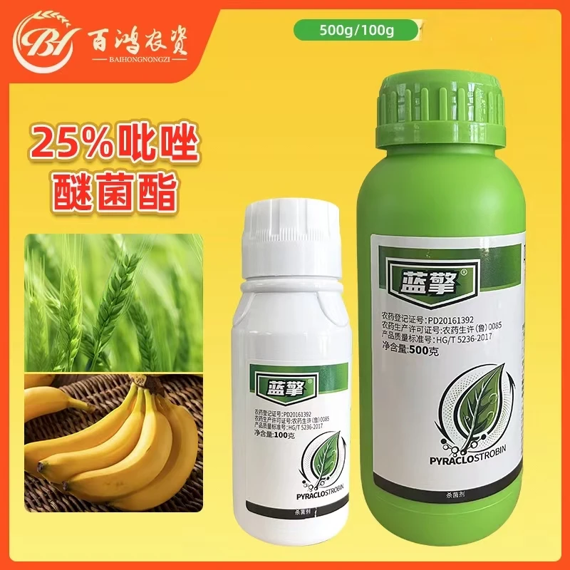蓝擎25%吡唑醚菌酯大葱霜霉病黄瓜番茄白粉病黑星病农药杀菌剂