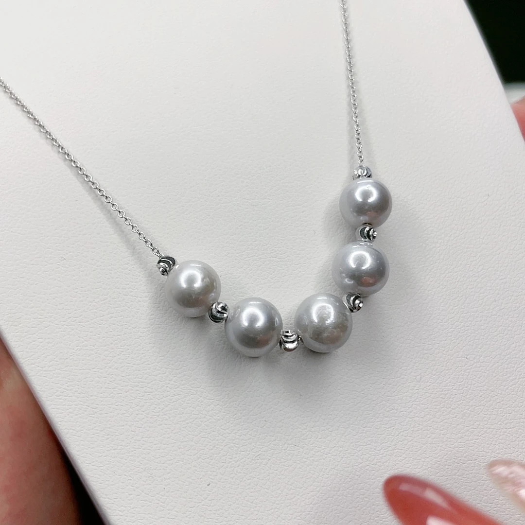 淡水珍珠颈饰合金