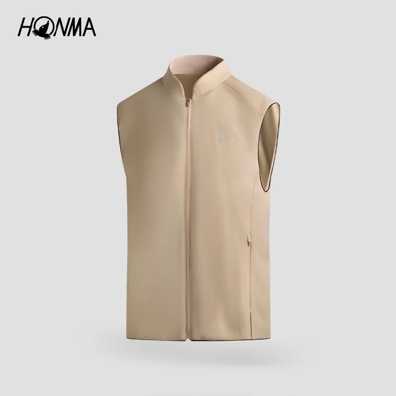 【专业高尔夫】HONMA男士马甲新款透气舒适轻盈透气马甲HMLC320B105