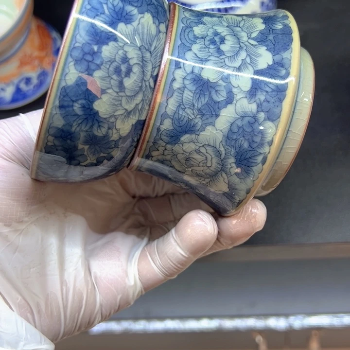 瓷片淘泥万花茶漏全品