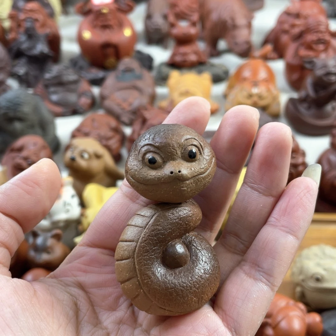 【闪购商品】紫砂茶宠紫砂小蛇