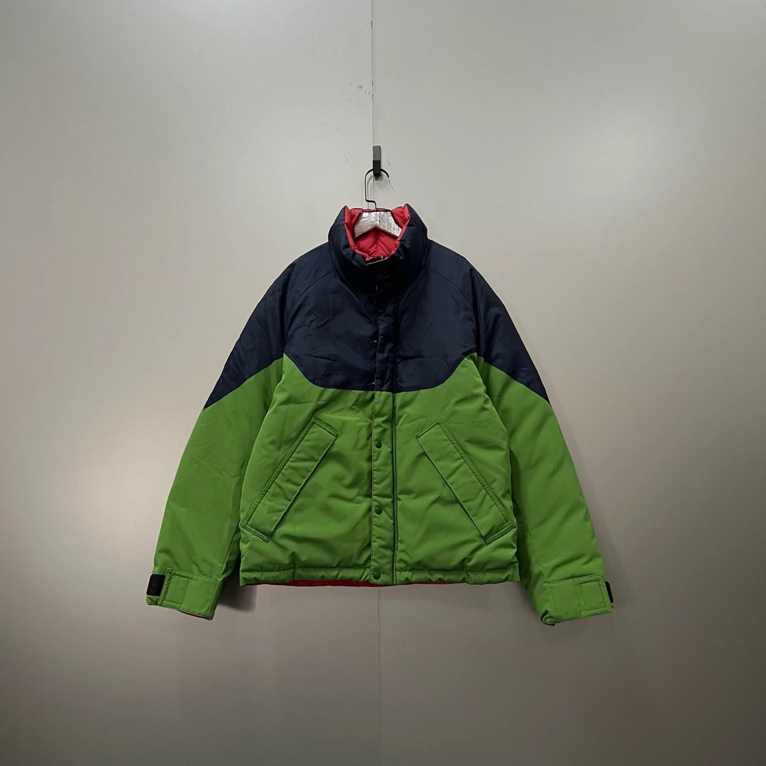 95新 BURBERRY/博柏利 q218 拼色拉链羽绒外套 50码/bc000458