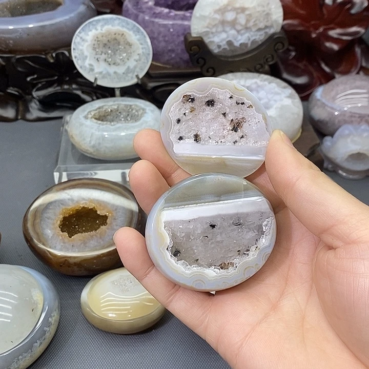 未镶嵌摆件紫晶聚宝盆