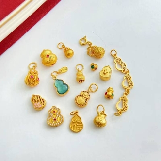 925银银制品 [新]欣欣混锅大份001-200扣头隔珠di