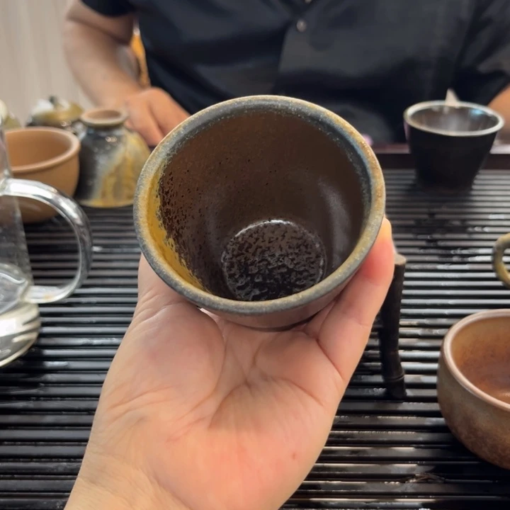 茶壶紫砂高脚杯柴烧主人杯
