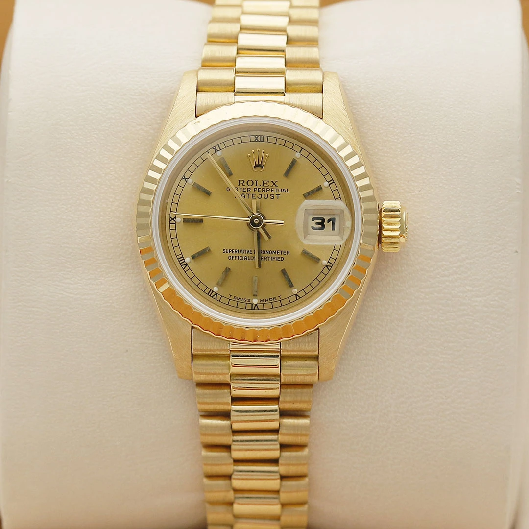 95新 Rolex/劳力士 日志型69178/26mm/自动机械/条刻/单表