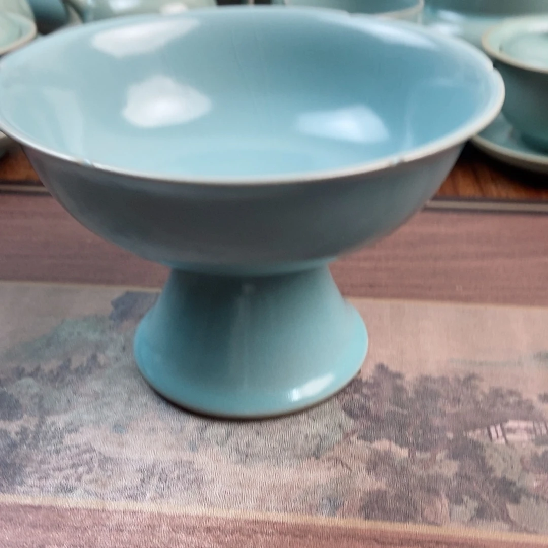 摆件原产地原矿汝瓷～茶器