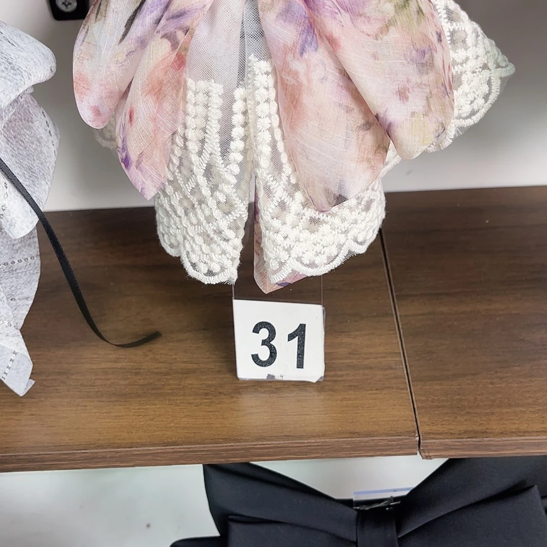 静***⁺皮质非金属蝴蝶结发夹