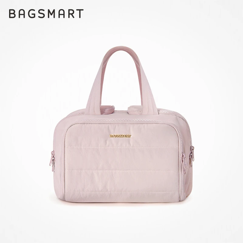 BAGSMART化妆包大容量洗漱包女收纳包旅行出差新款便携女士手提包