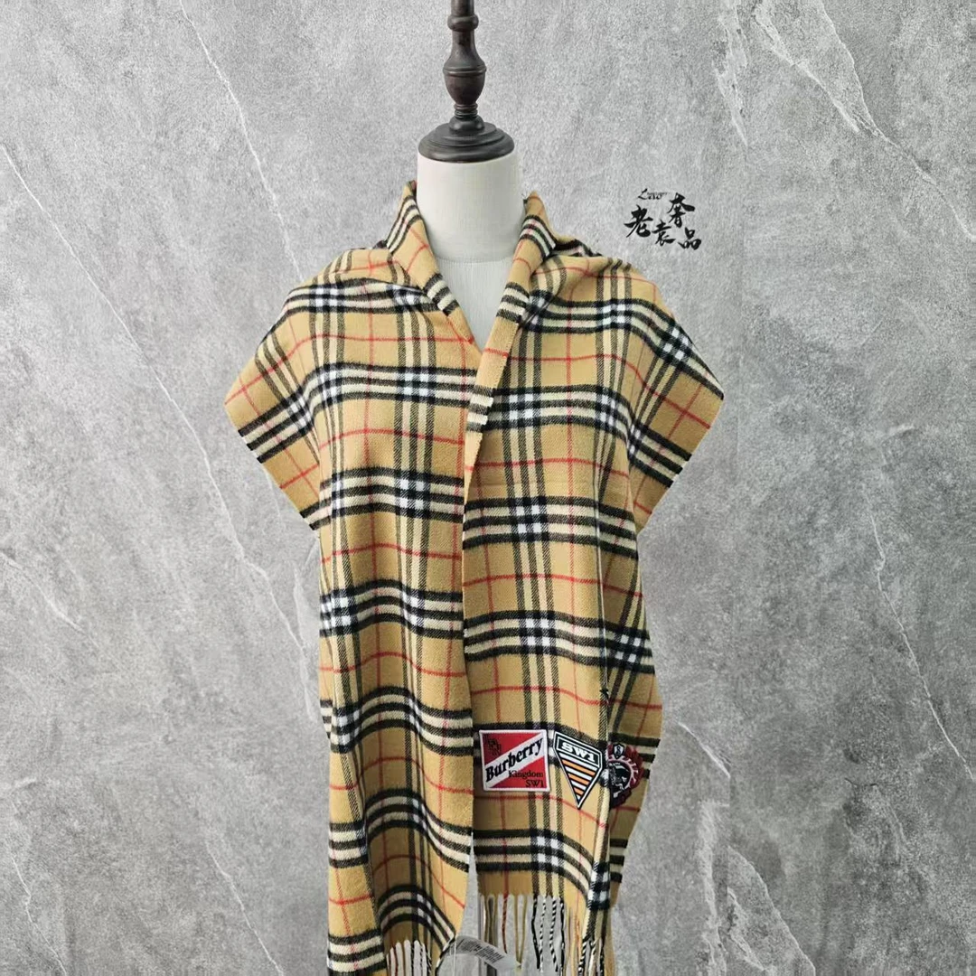 99新 BURBERRY/博柏利 海囤Q/巴宝莉/围巾168＊30/dd61115