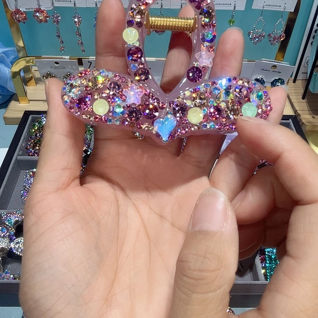 布艺铁合金耳钉钉