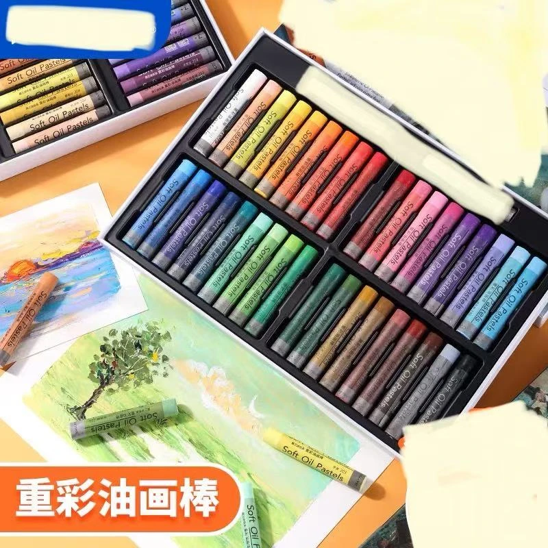 M0291 犇马 48色重彩油画棒 封面不挑