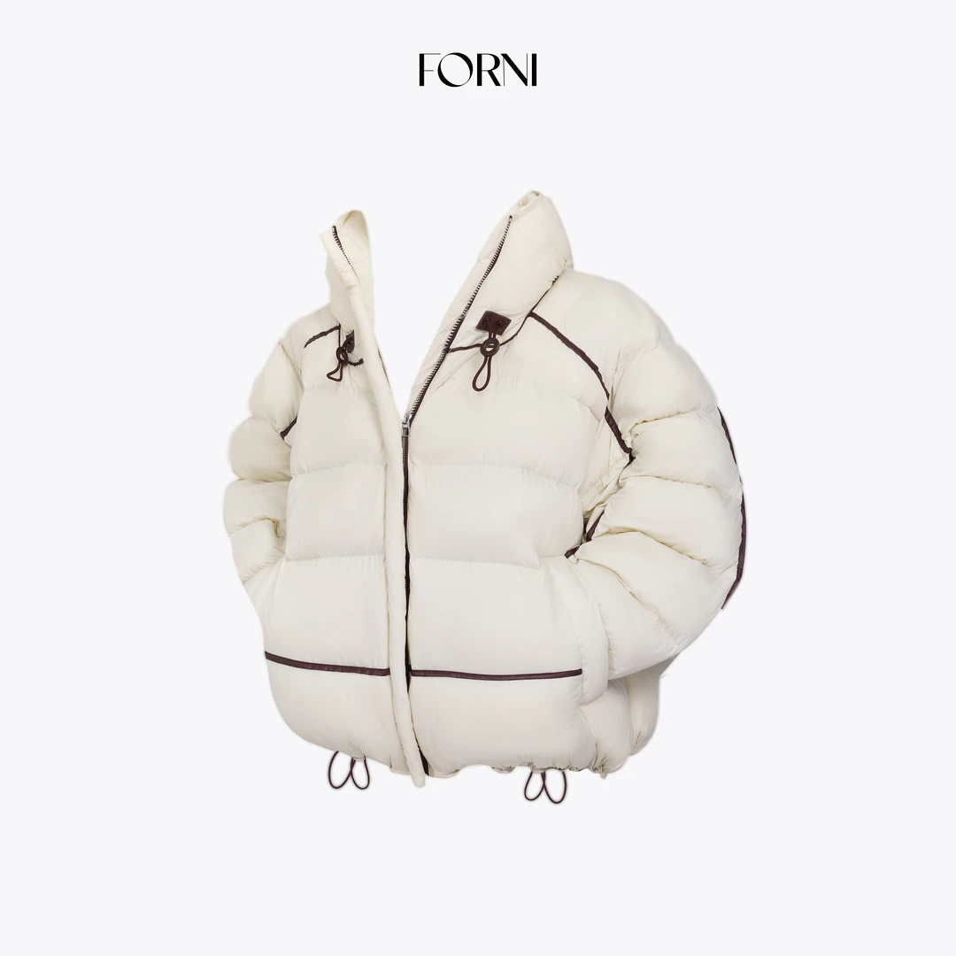 11月8日10:00新品 FORNI 冰淇淋泡芙 新国标90白鸭绒立领泡芙羽绒