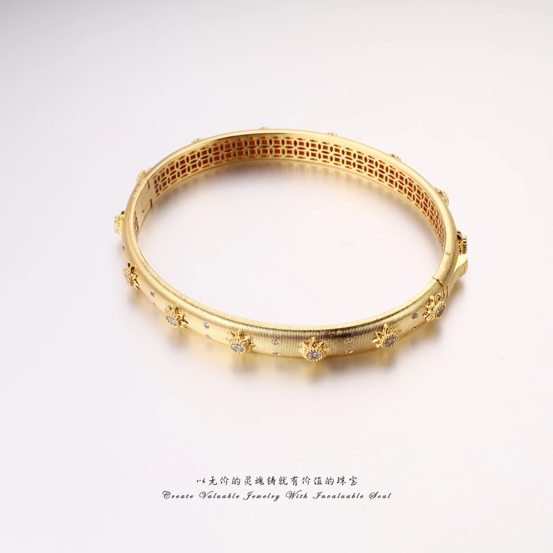 铜合金锆石手链 【梵星饰界专属】复古高级感百搭手链 LSK-C-32098