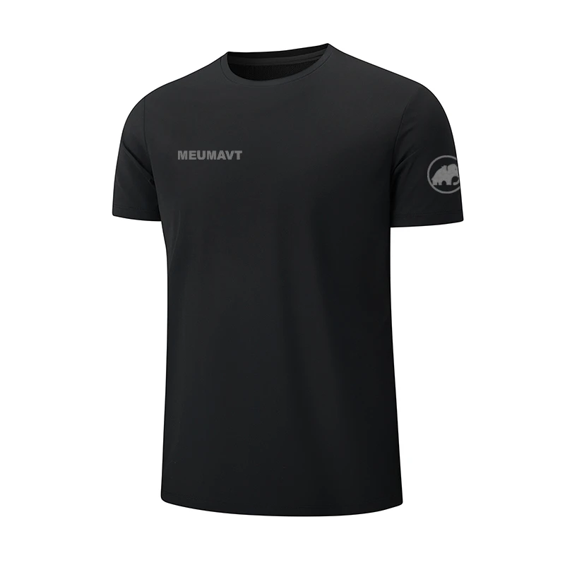 MEUMAVT猛犸夏季象新款男子综训舒爽宽松透气圆领运动速干短袖T恤