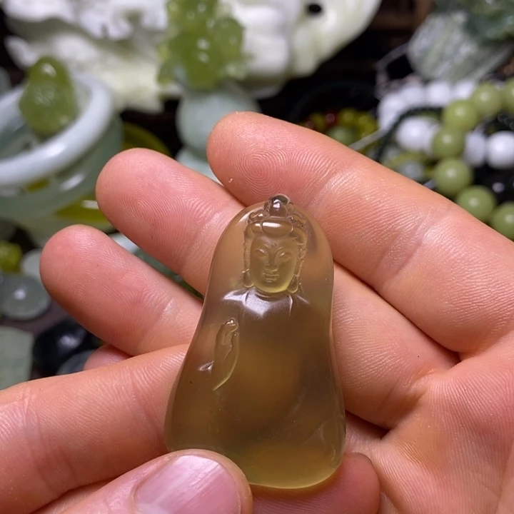 未镶嵌岫玉岫玉颈饰