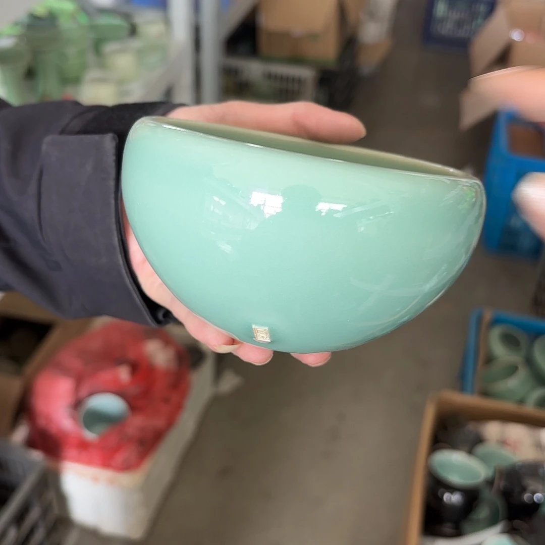 龙泉云间青瓷小米茶器