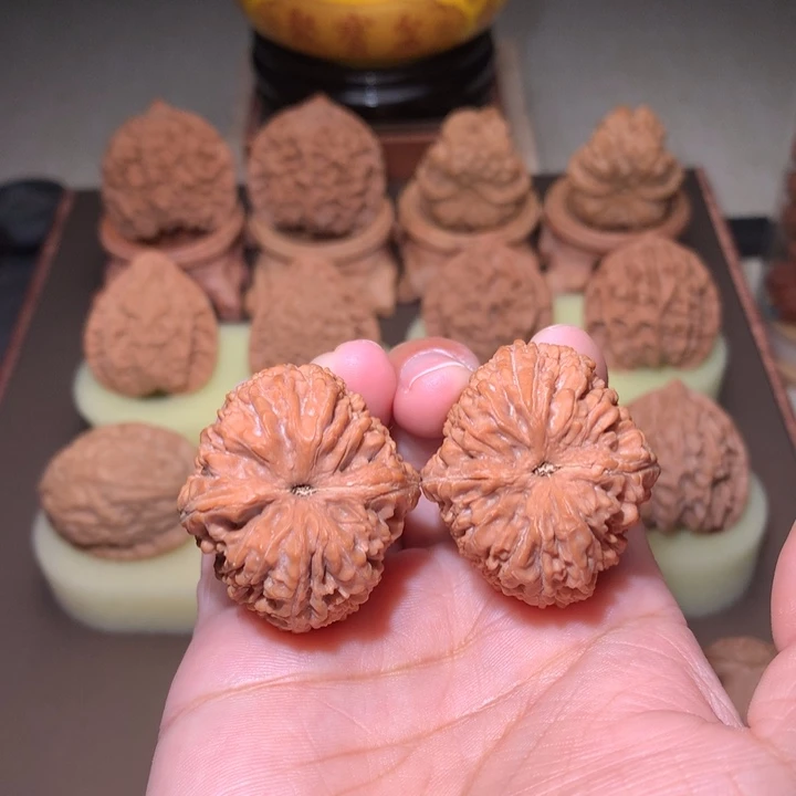 核桃文玩核桃把件大蒜头