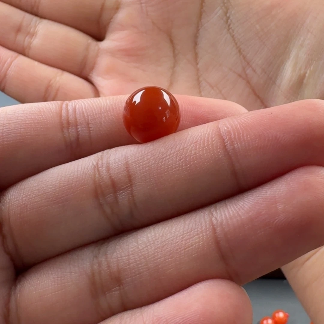 南红玛瑙未镶嵌圆珠11.6mm
