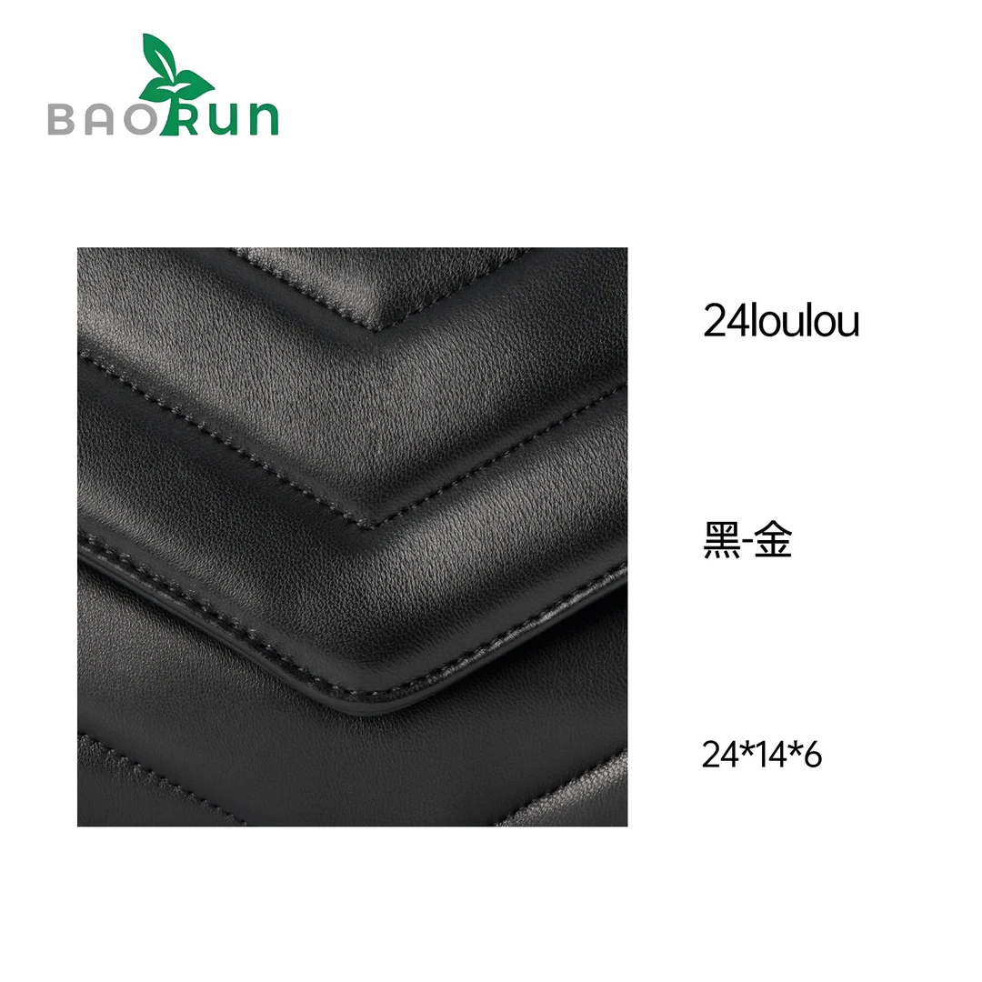 【24厘米loulou】时尚真皮百搭女士单肩链条斜挎包