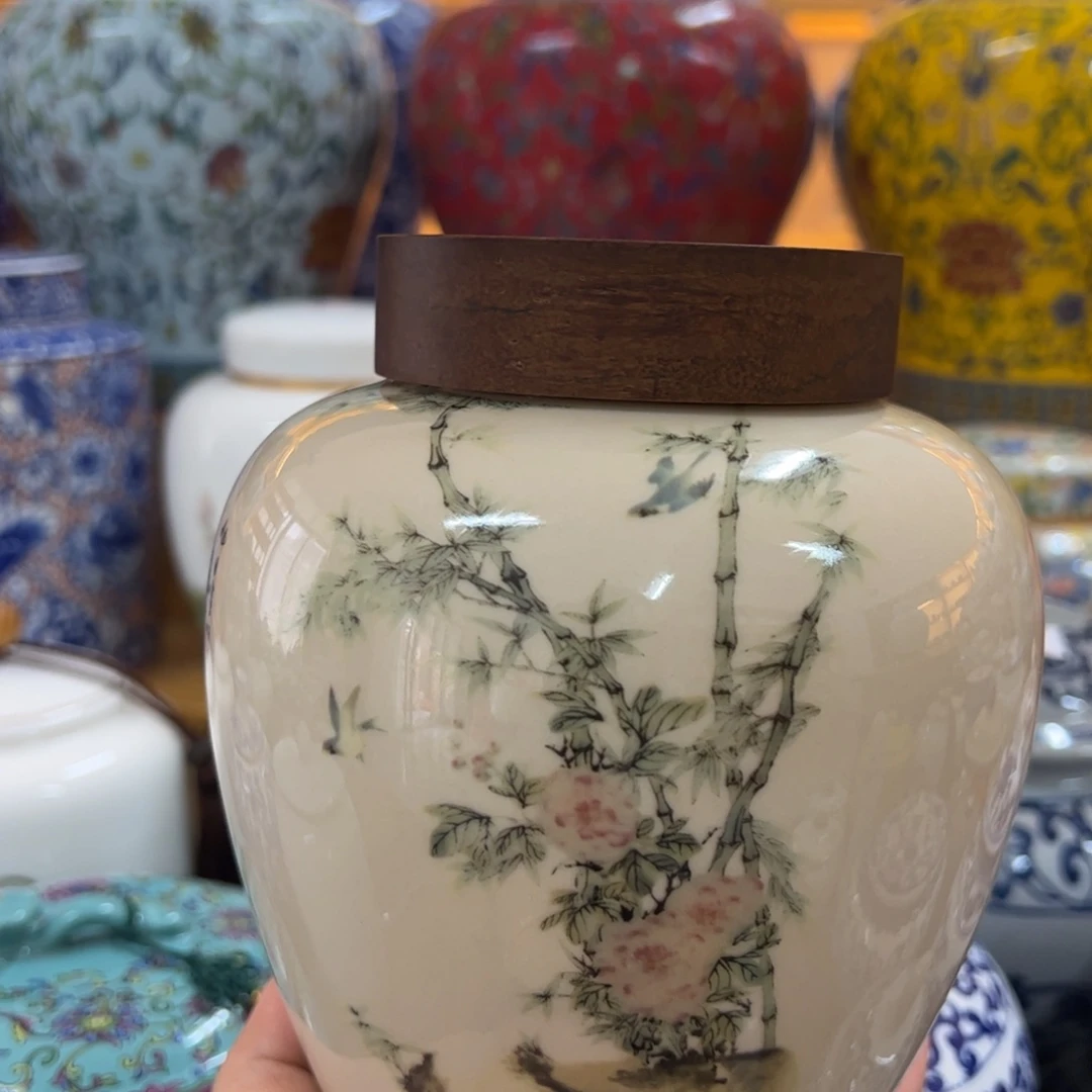 高端定制陶瓷茶叶罐