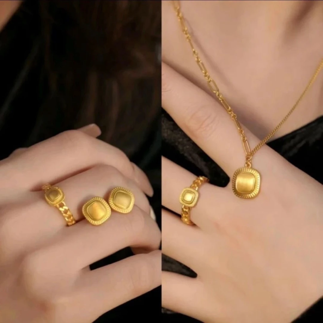 铜合金耳饰 岁月时尚洋气港风复古可调节