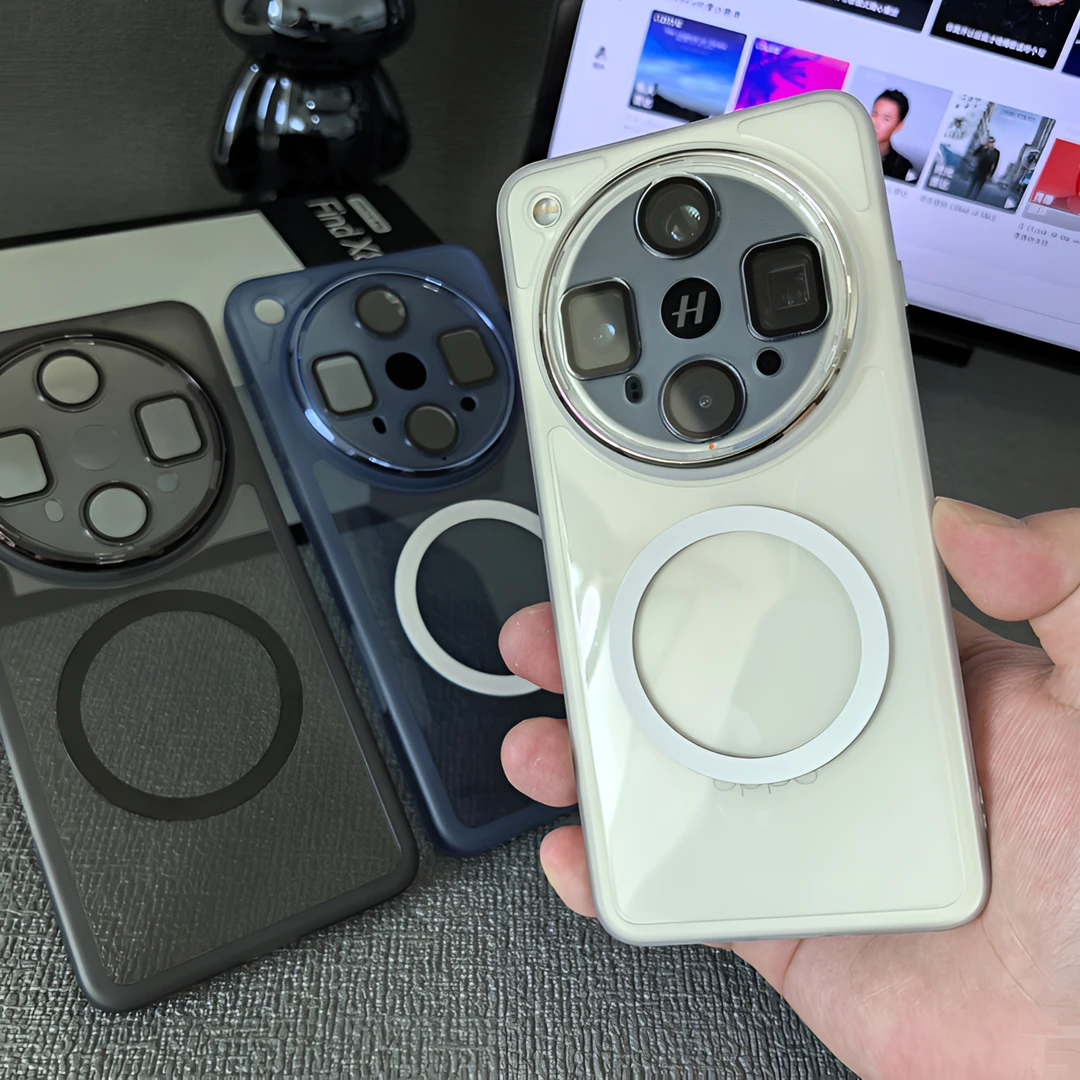 适用OPPOFindX8ultra自带镜头膜手机壳磁吸圈全包防摔x8s软壳x8s+