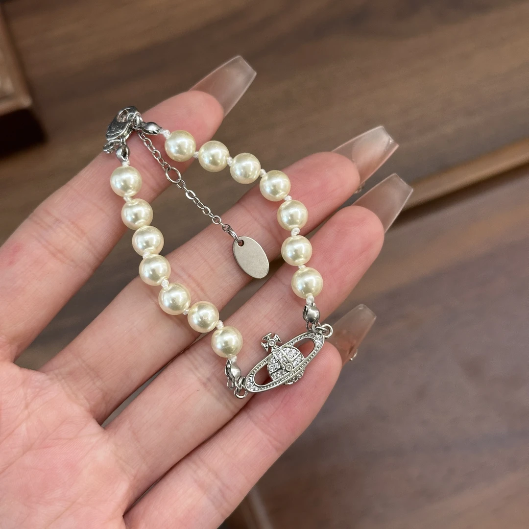 铜合金合成锆石手链 CC4353 高定系列 手链16+3CM