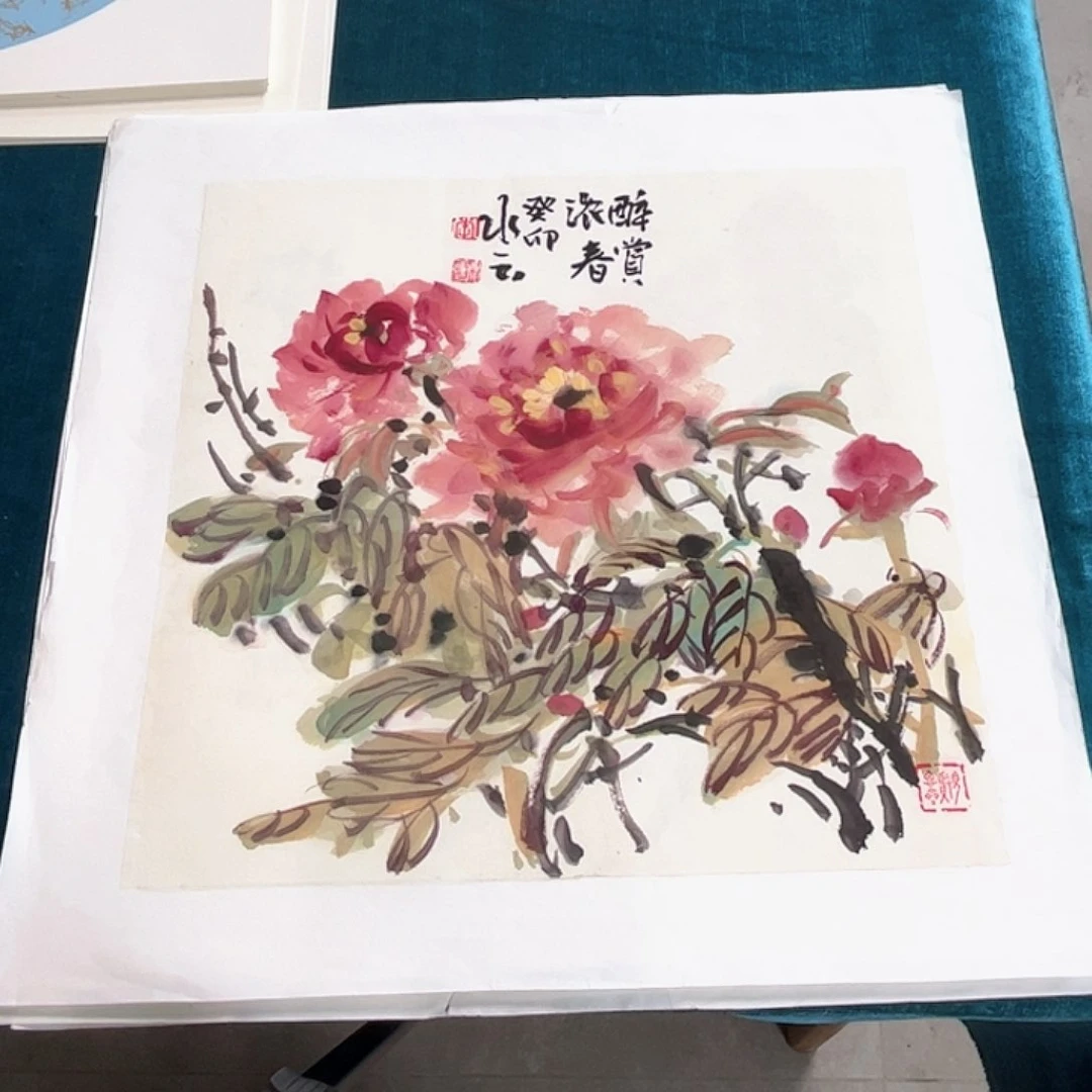 国画李水云老师作品画芯