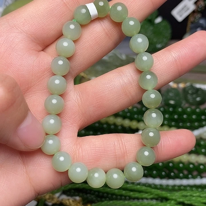 和田玉未镶嵌手链