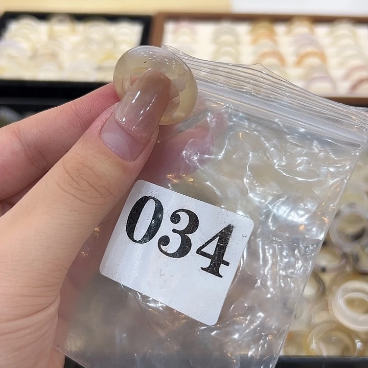 玛瑙/玉髓合金戒指34港14
