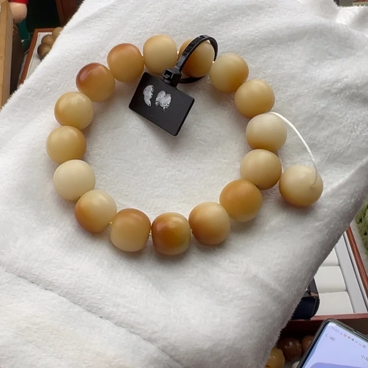 菩提根/象牙果手串永***光卡14苹果干磨微瑕3