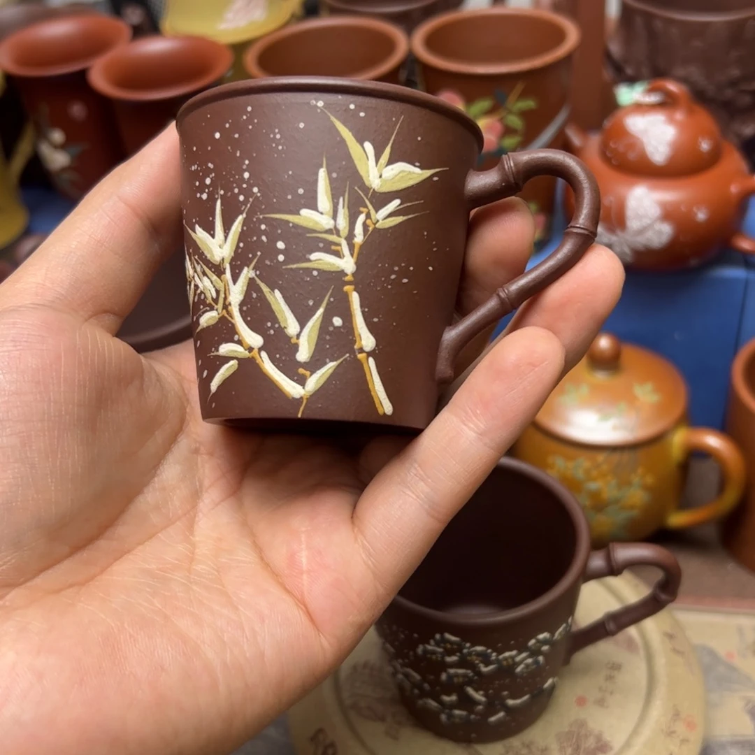 紫砂茶杯紫砂主人杯100cc