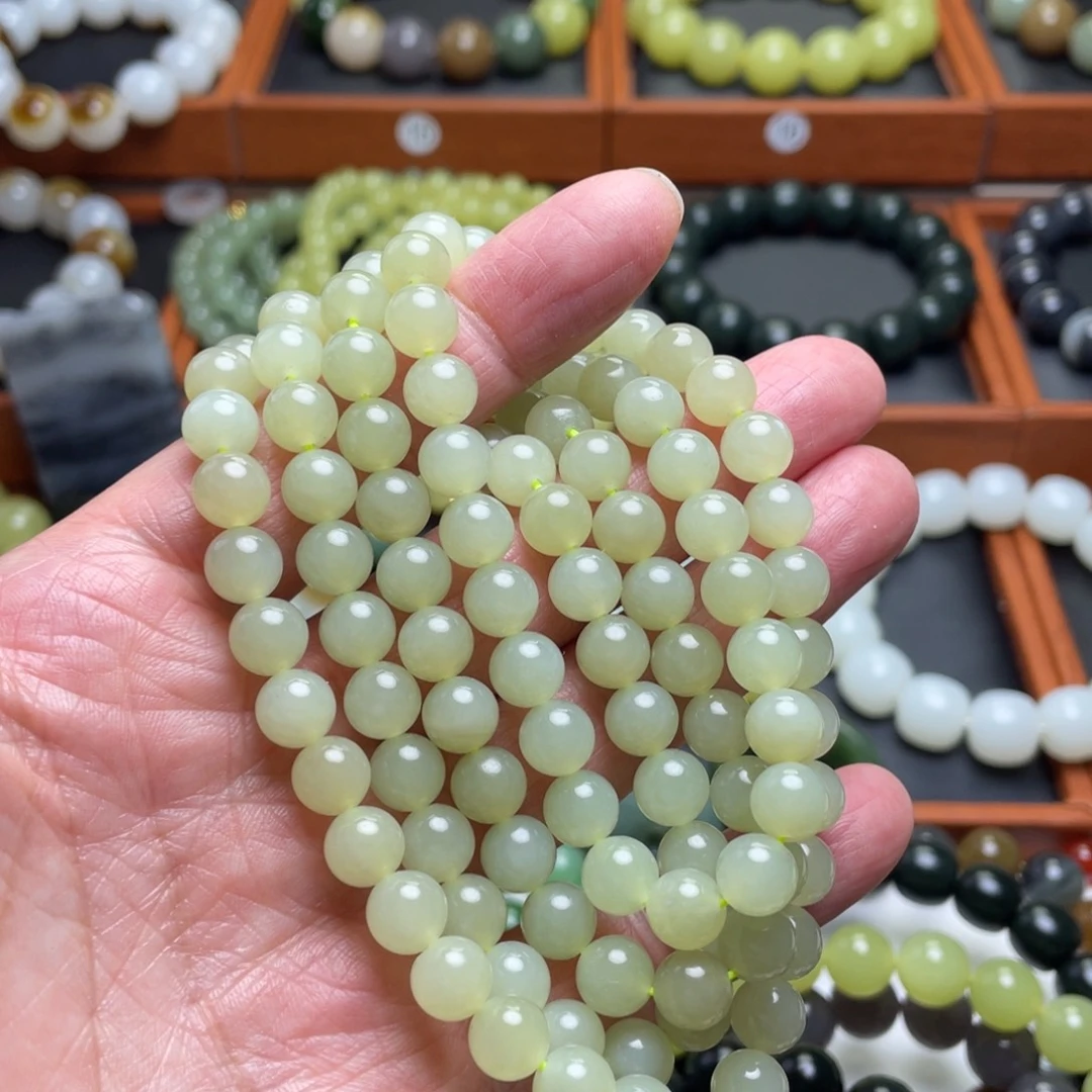 和田玉未镶嵌手串